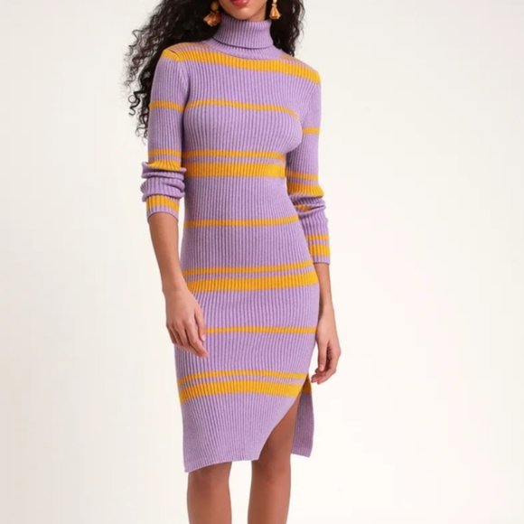 Moon River Dresses & Skirts - NWOT Moon River Turtleneck Knit Sweater Midi Dress